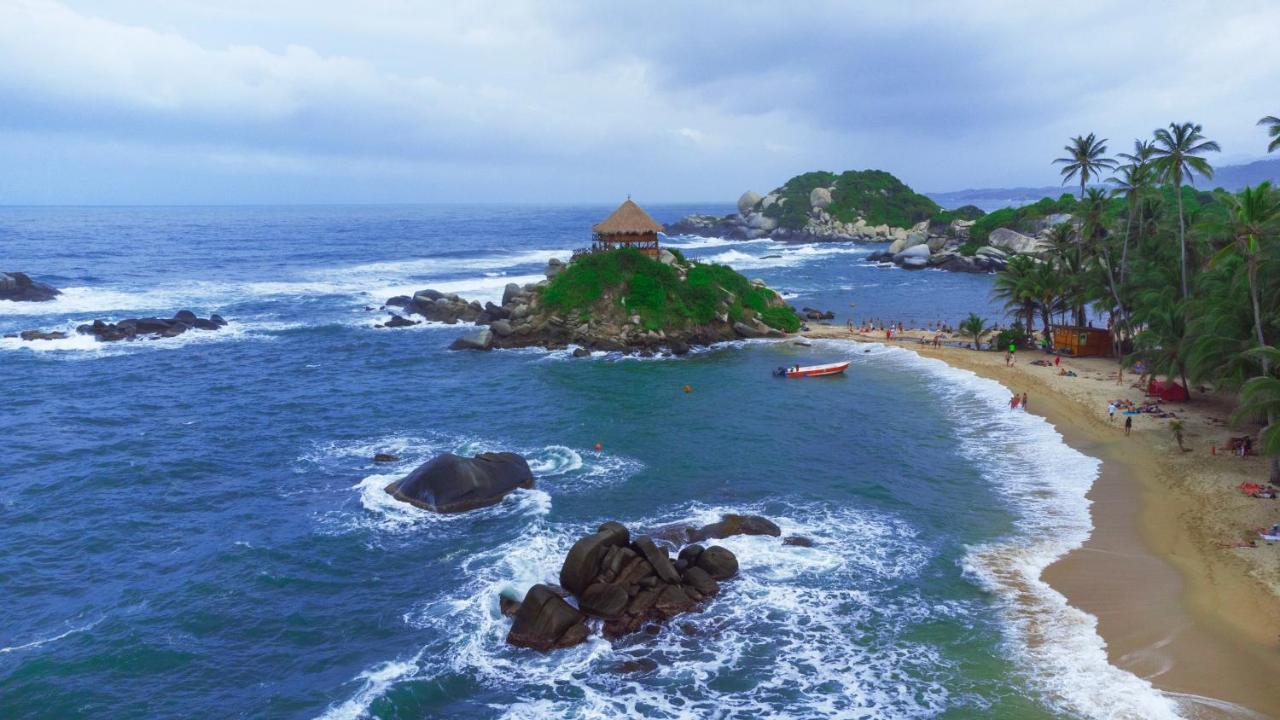 Camping Tequendama Playa Arrecifes Parque Tayrona Zaino Exterior foto