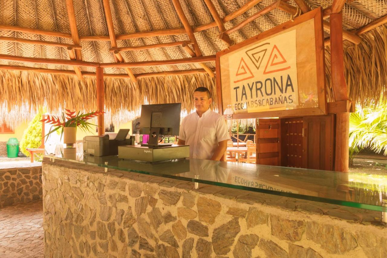 Camping Tequendama Playa Arrecifes Parque Tayrona Zaino Exterior foto