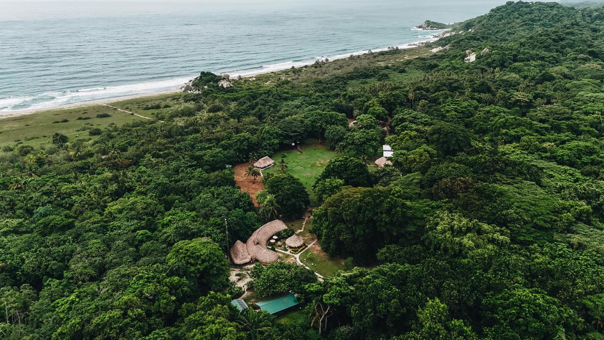 Camping Tequendama Playa Arrecifes Parque Tayrona Zaino Exterior foto
