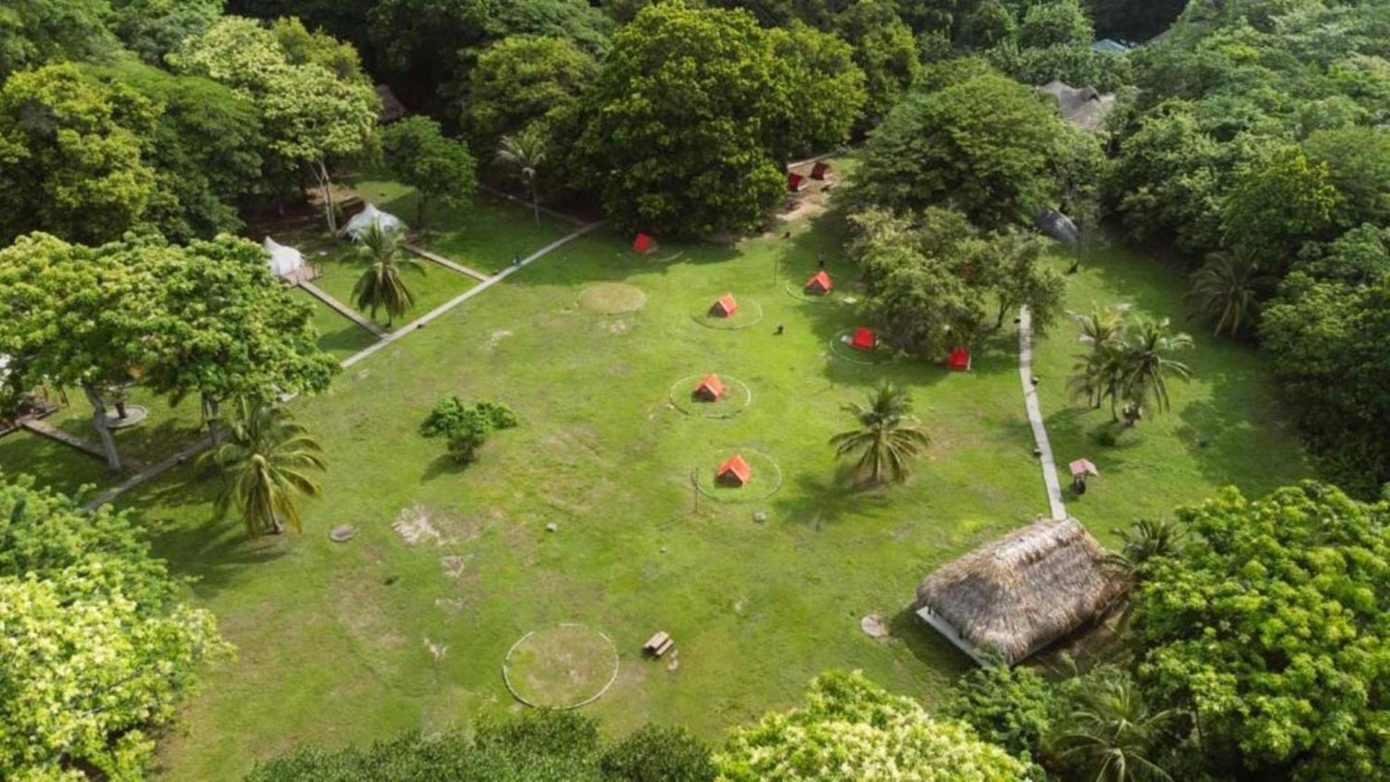 Camping Tequendama Playa Arrecifes Parque Tayrona Zaino Exterior foto